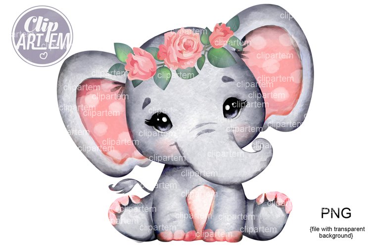 Detail Cute Baby Elephant Png Nomer 13