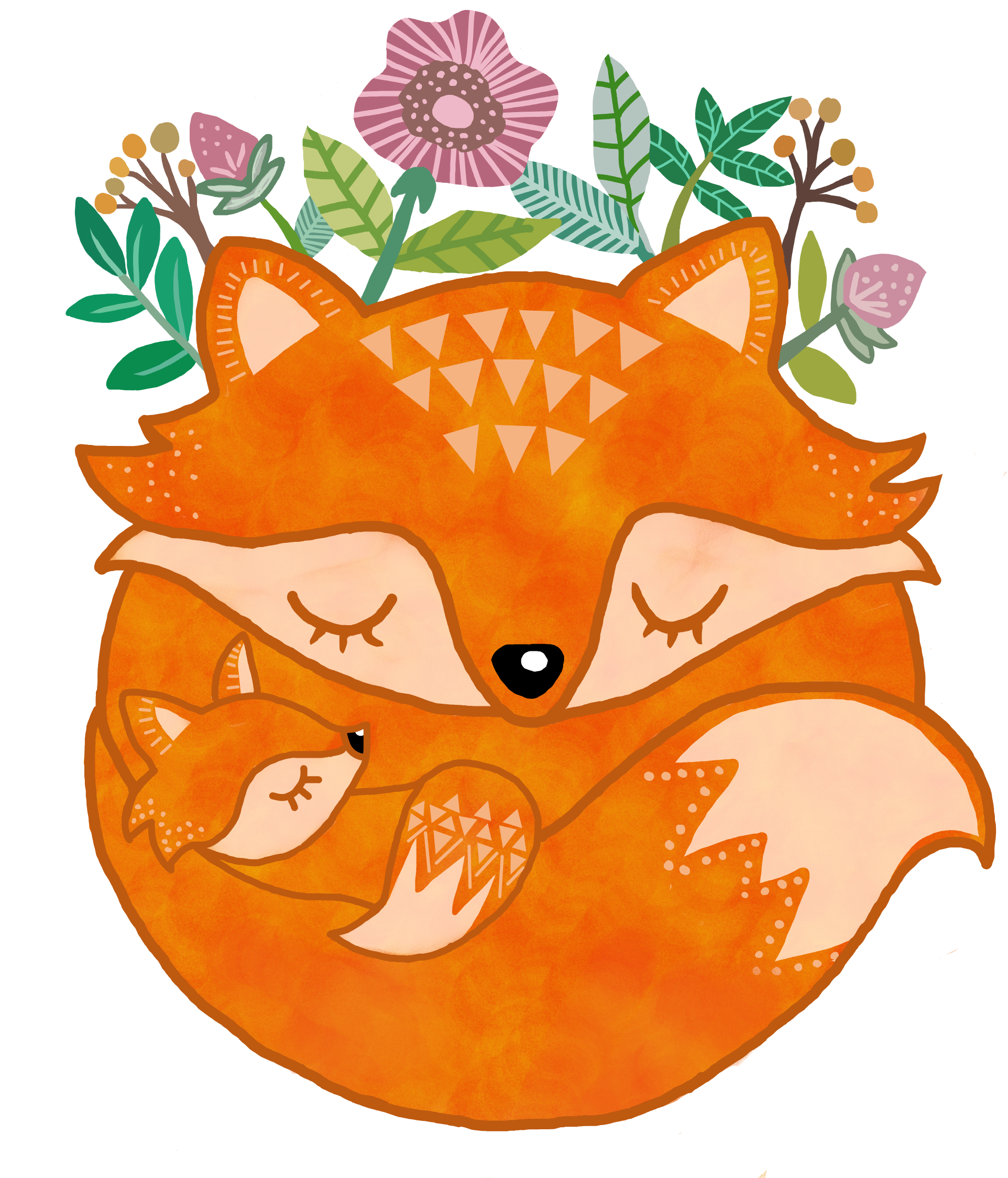 Detail Cute Baby Fox Clipart Nomer 22