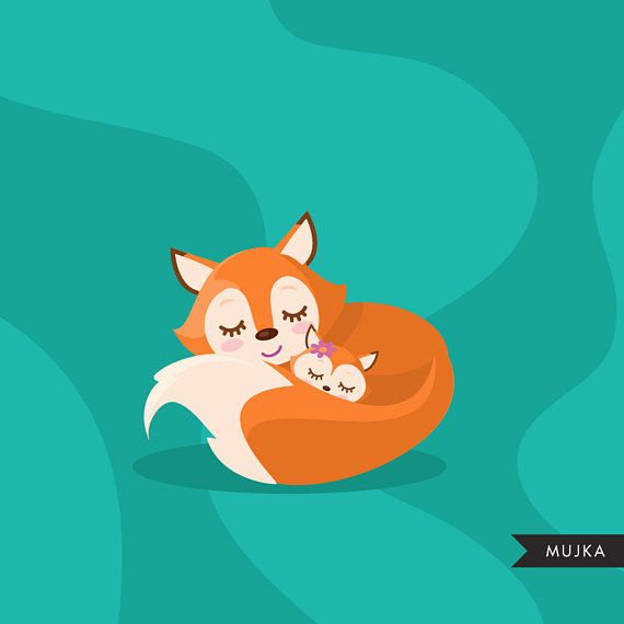 Detail Cute Baby Fox Clipart Nomer 28