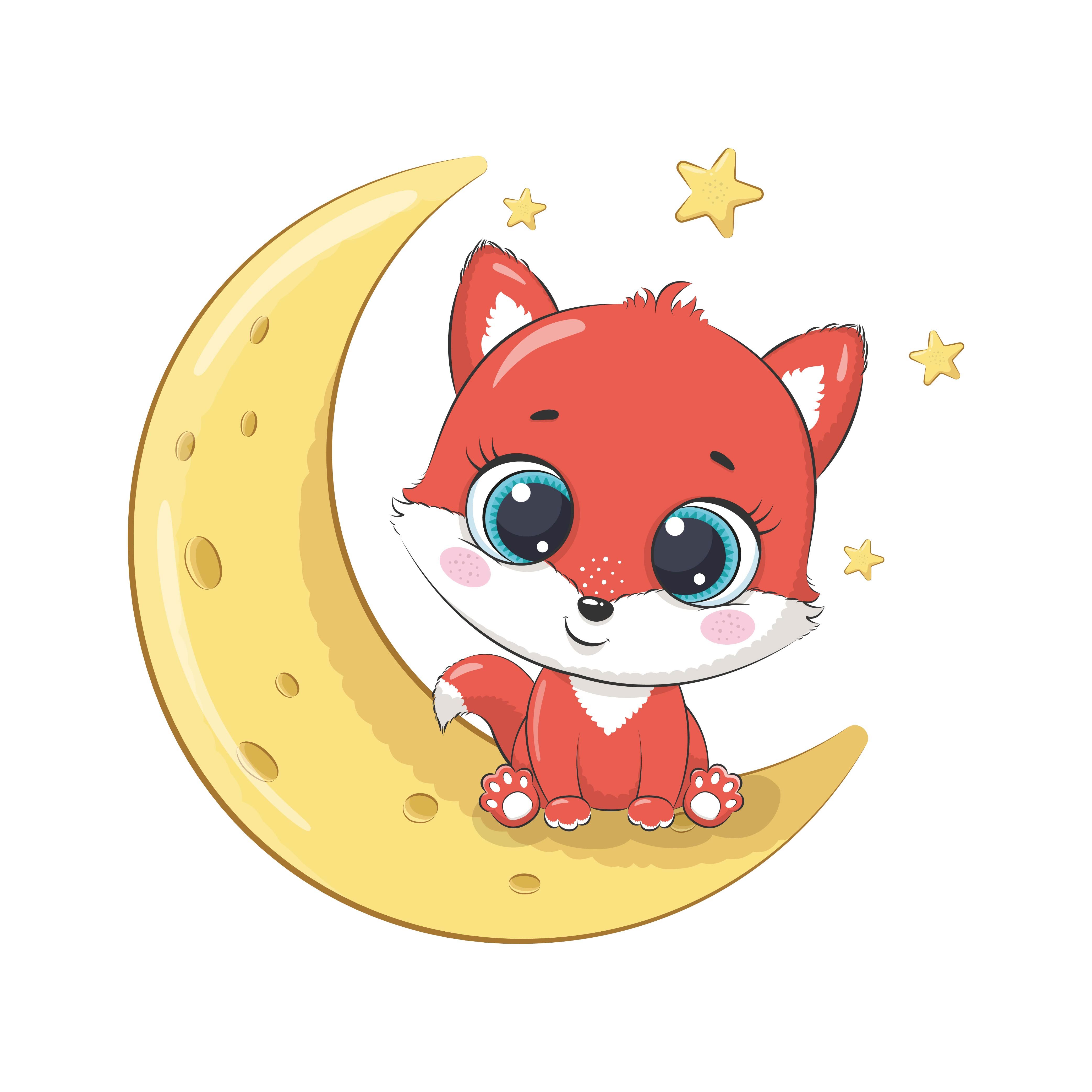 Detail Cute Baby Fox Clipart Nomer 5