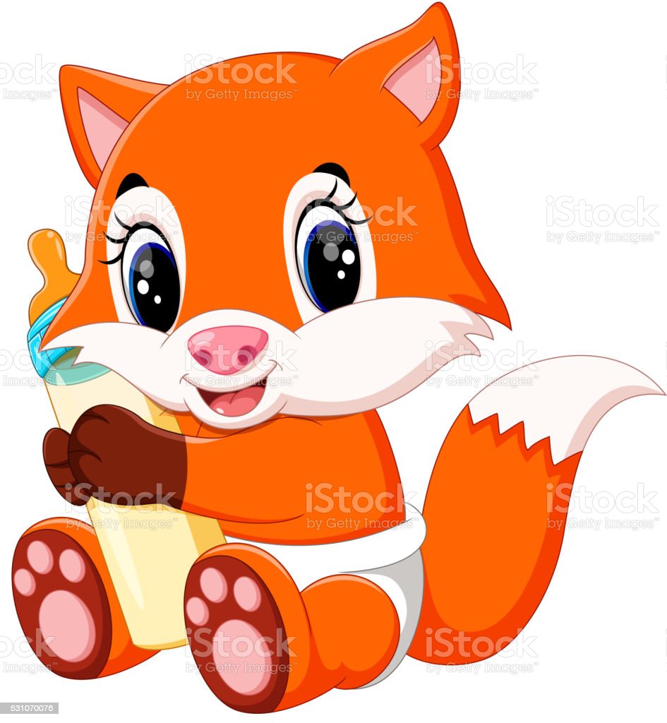 Detail Cute Baby Fox Clipart Nomer 40