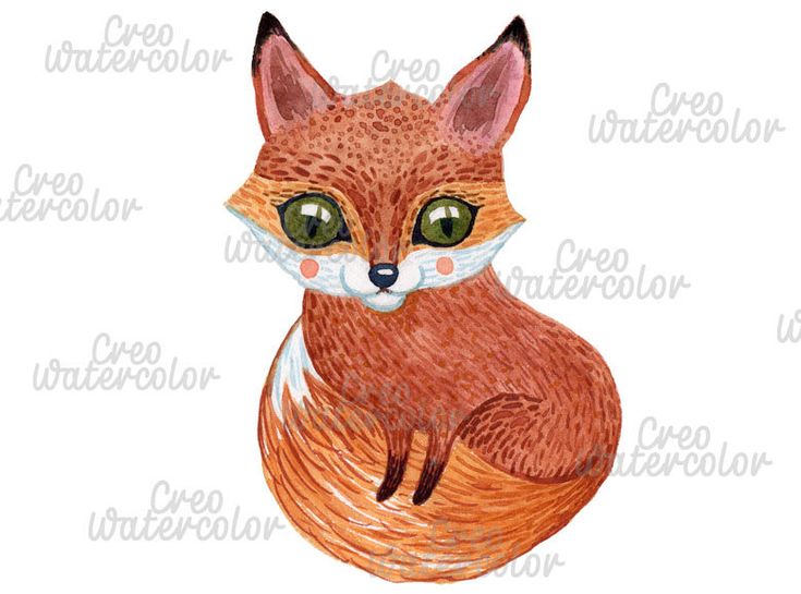 Detail Cute Baby Fox Clipart Nomer 50