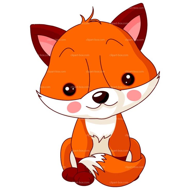 Detail Cute Baby Fox Clipart Nomer 7