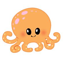 Detail Cute Baby Octopus Clipart Nomer 3