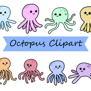 Detail Cute Baby Octopus Clipart Nomer 34