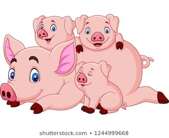 Detail Cute Baby Pigs Clipart Nomer 25