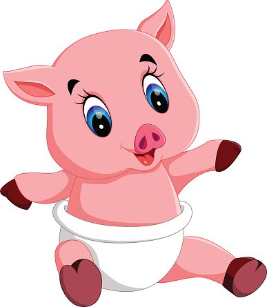 Detail Cute Baby Pigs Clipart Nomer 26