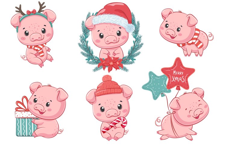 Detail Cute Baby Pigs Clipart Nomer 55