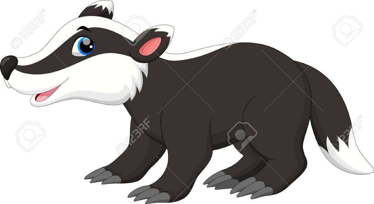 Detail Cute Badger Clipart Nomer 20