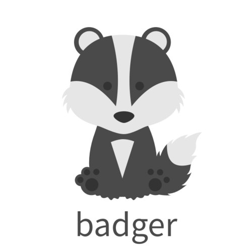 Detail Cute Badger Clipart Nomer 21