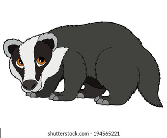 Detail Cute Badger Clipart Nomer 23