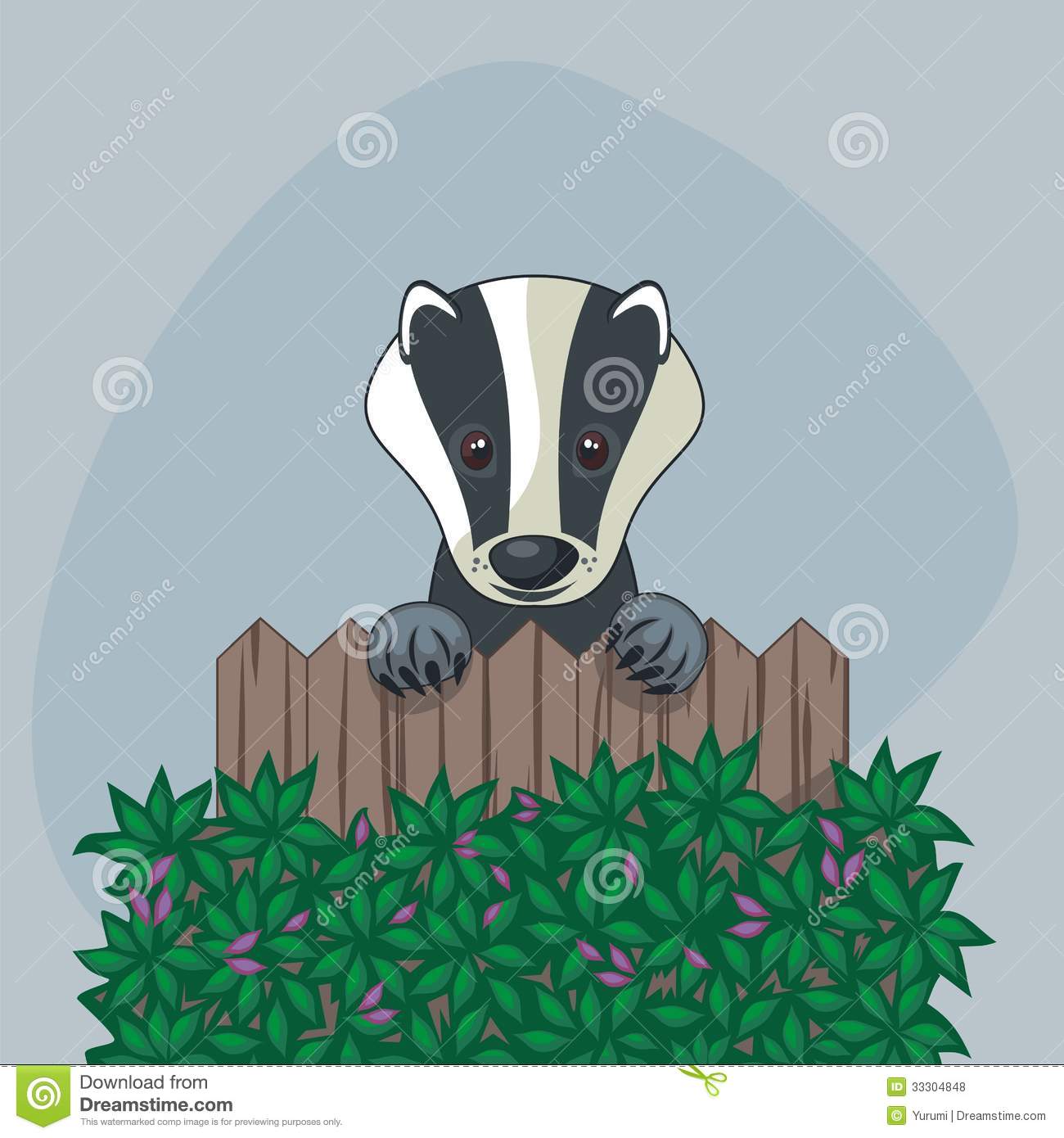 Detail Cute Badger Clipart Nomer 25