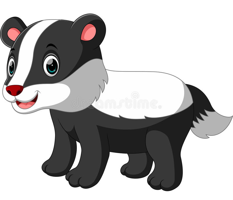 Detail Cute Badger Clipart Nomer 3