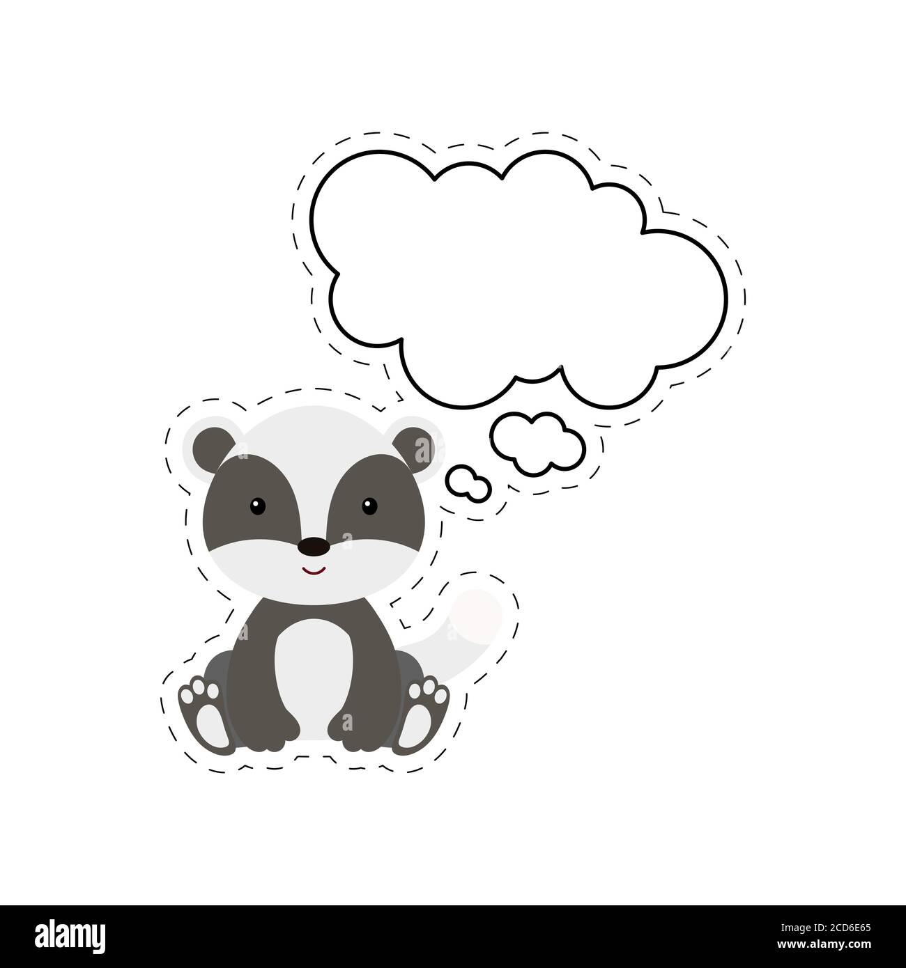 Detail Cute Badger Clipart Nomer 8