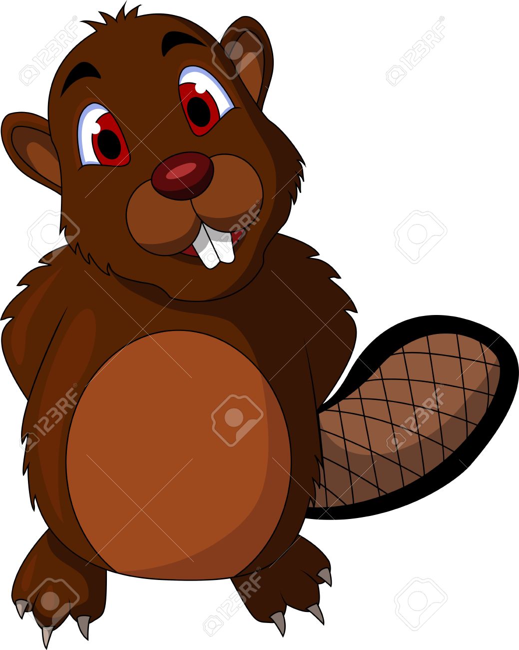 Detail Cute Beaver Clipart Nomer 44