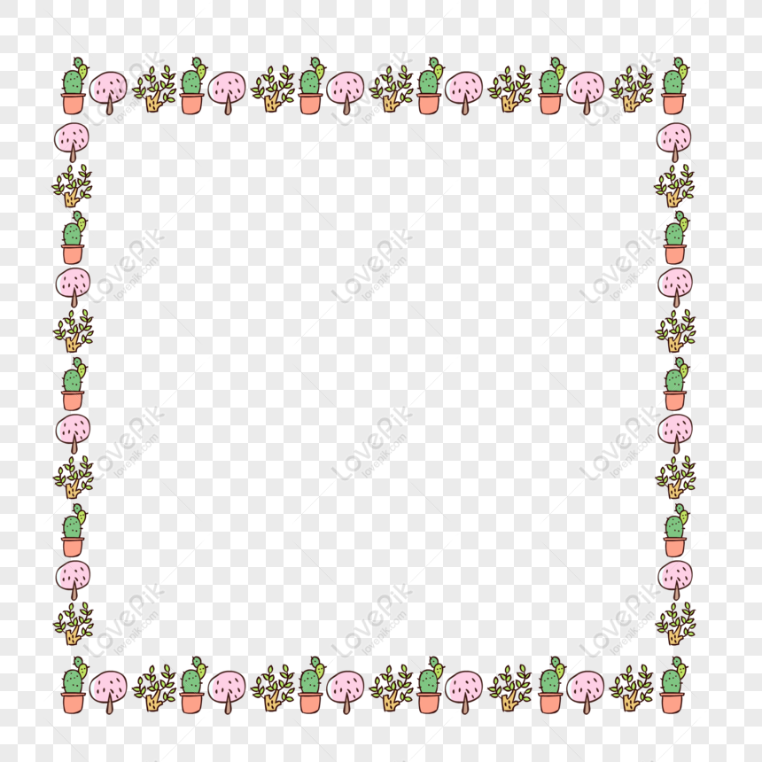 Detail Cute Border Line Nomer 8