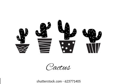 Detail Cute Cactus Silhouette Nomer 4