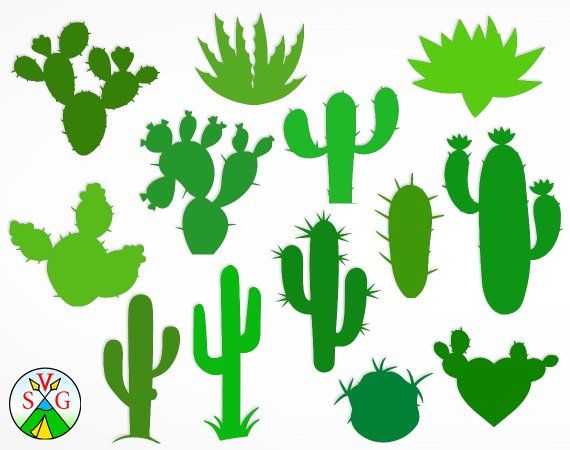 Detail Cute Cactus Silhouette Nomer 42