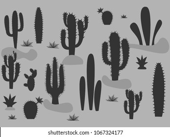 Detail Cute Cactus Silhouette Nomer 51