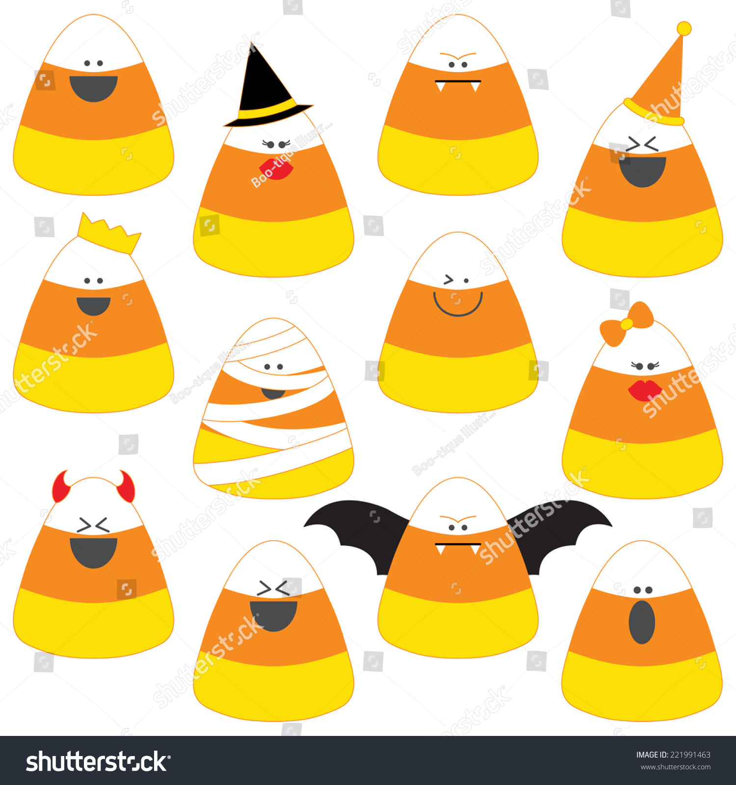 Detail Cute Candy Corn Clipart Nomer 48