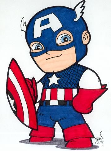 Detail Cute Captain America Clipart Nomer 22
