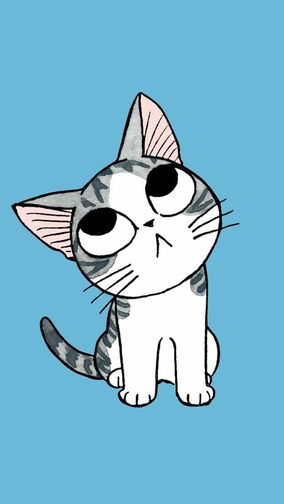 Detail Cute Cat Cartoon Wallpaper Nomer 21