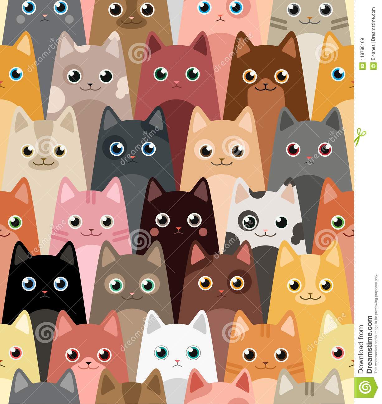 Detail Cute Cat Cartoon Wallpaper Nomer 37