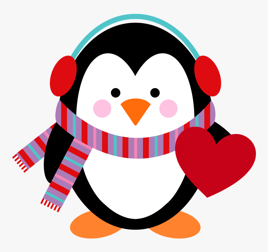 Detail Cute Christmas Penguin Clipart Nomer 12