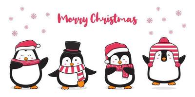 Detail Cute Christmas Penguin Clipart Nomer 16