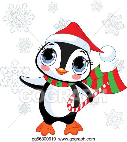 Detail Cute Christmas Penguin Clipart Nomer 19