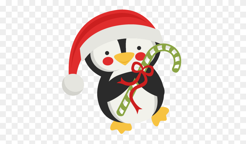 Detail Cute Christmas Penguin Clipart Nomer 22