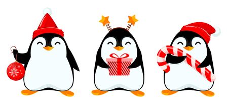 Detail Cute Christmas Penguin Clipart Nomer 24