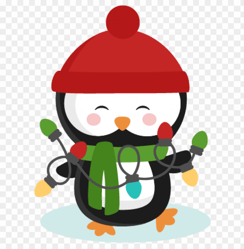 Detail Cute Christmas Penguin Clipart Nomer 37