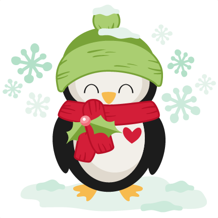 Detail Cute Christmas Penguin Clipart Nomer 42