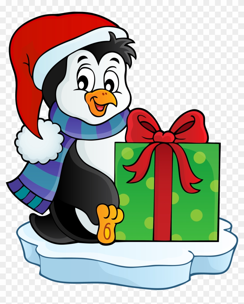 Detail Cute Christmas Penguin Clipart Nomer 48