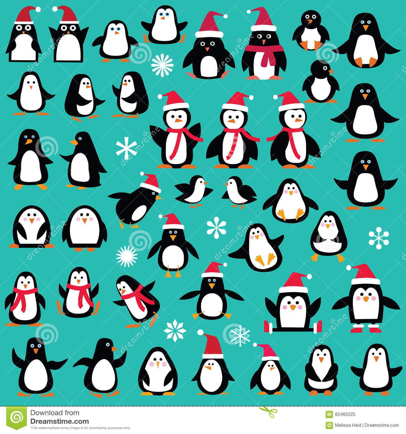 Detail Cute Christmas Penguin Clipart Nomer 54