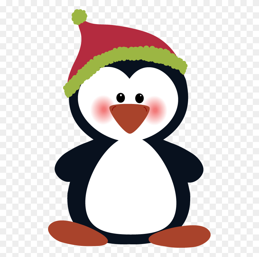 Detail Cute Christmas Penguin Clipart Nomer 8