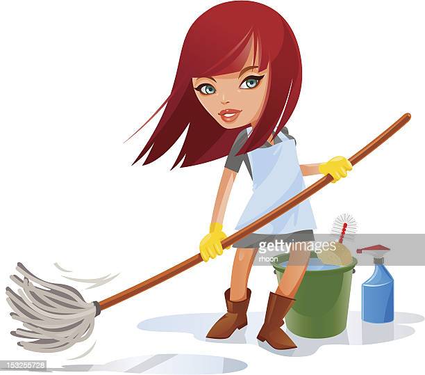 Detail Cute Cleaning Lady Clipart Nomer 31