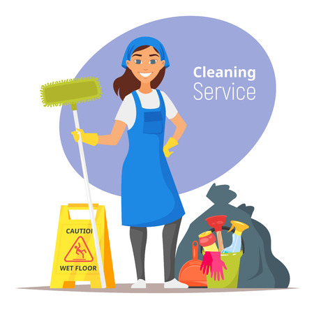 Detail Cute Cleaning Lady Clipart Nomer 37