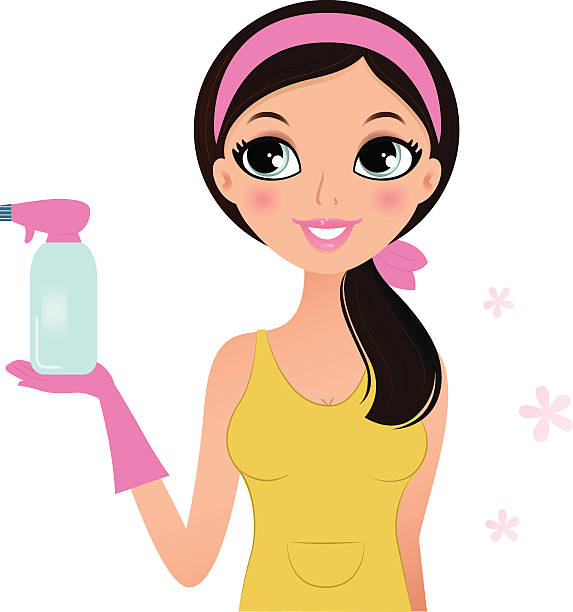 Detail Cute Cleaning Lady Clipart Nomer 40