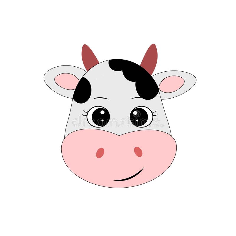 Detail Cute Cow Face Clipart Nomer 8