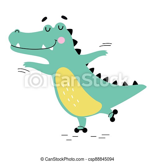 Detail Cute Crocodile Clipart Nomer 37