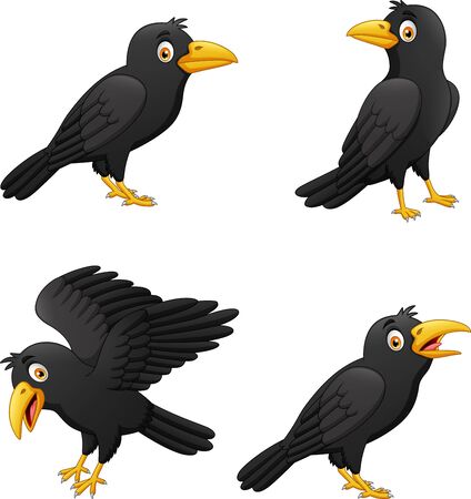 Cute Crow Clipart - KibrisPDR