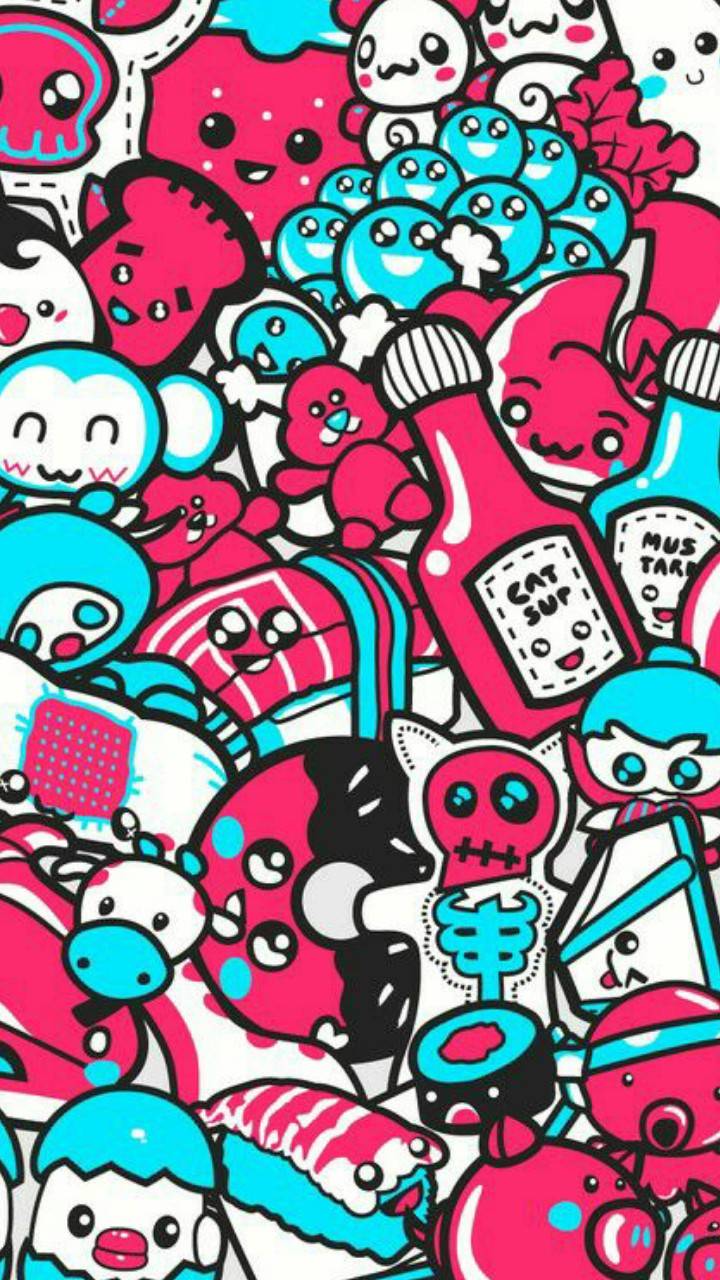 Detail Cute Doodle Wallpaper Nomer 45