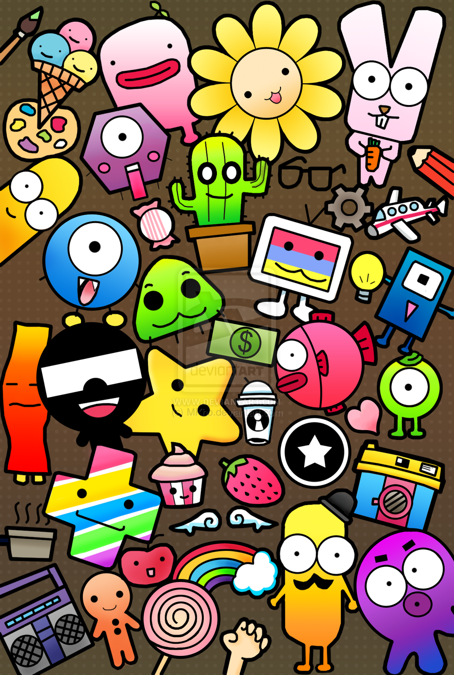 Detail Cute Doodle Wallpaper Nomer 10