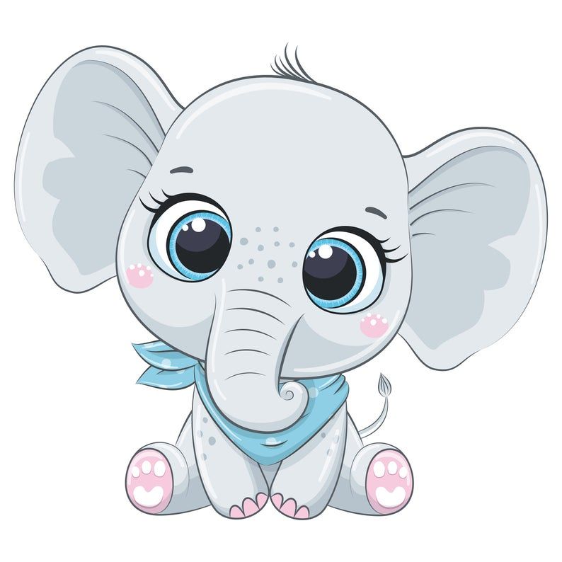 Detail Cute Elephant Png Nomer 4