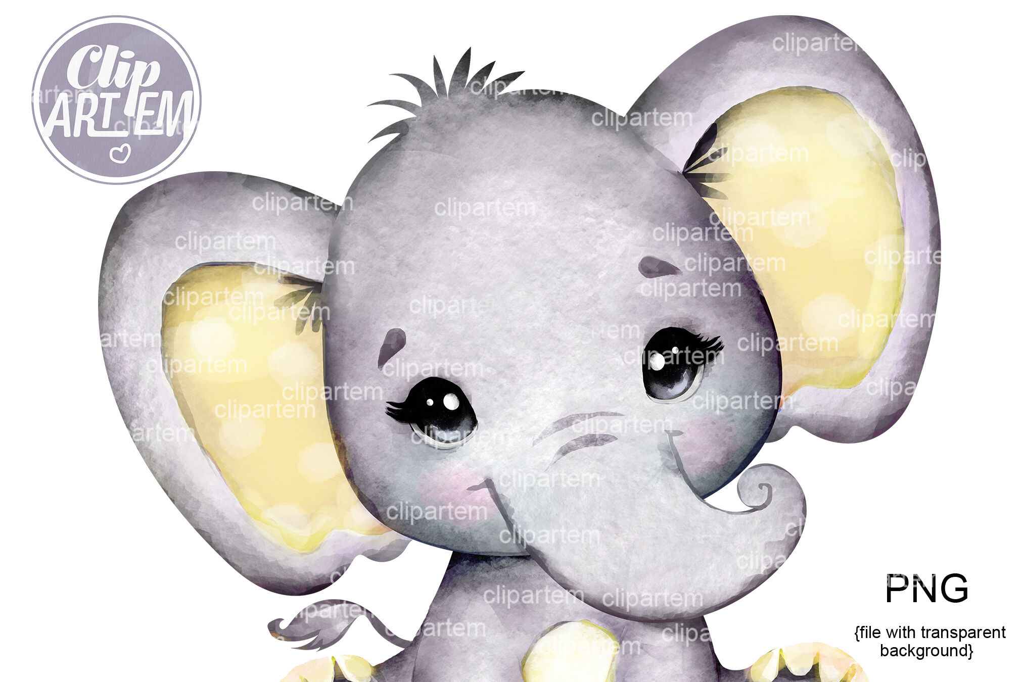 Detail Cute Elephant Png Nomer 37