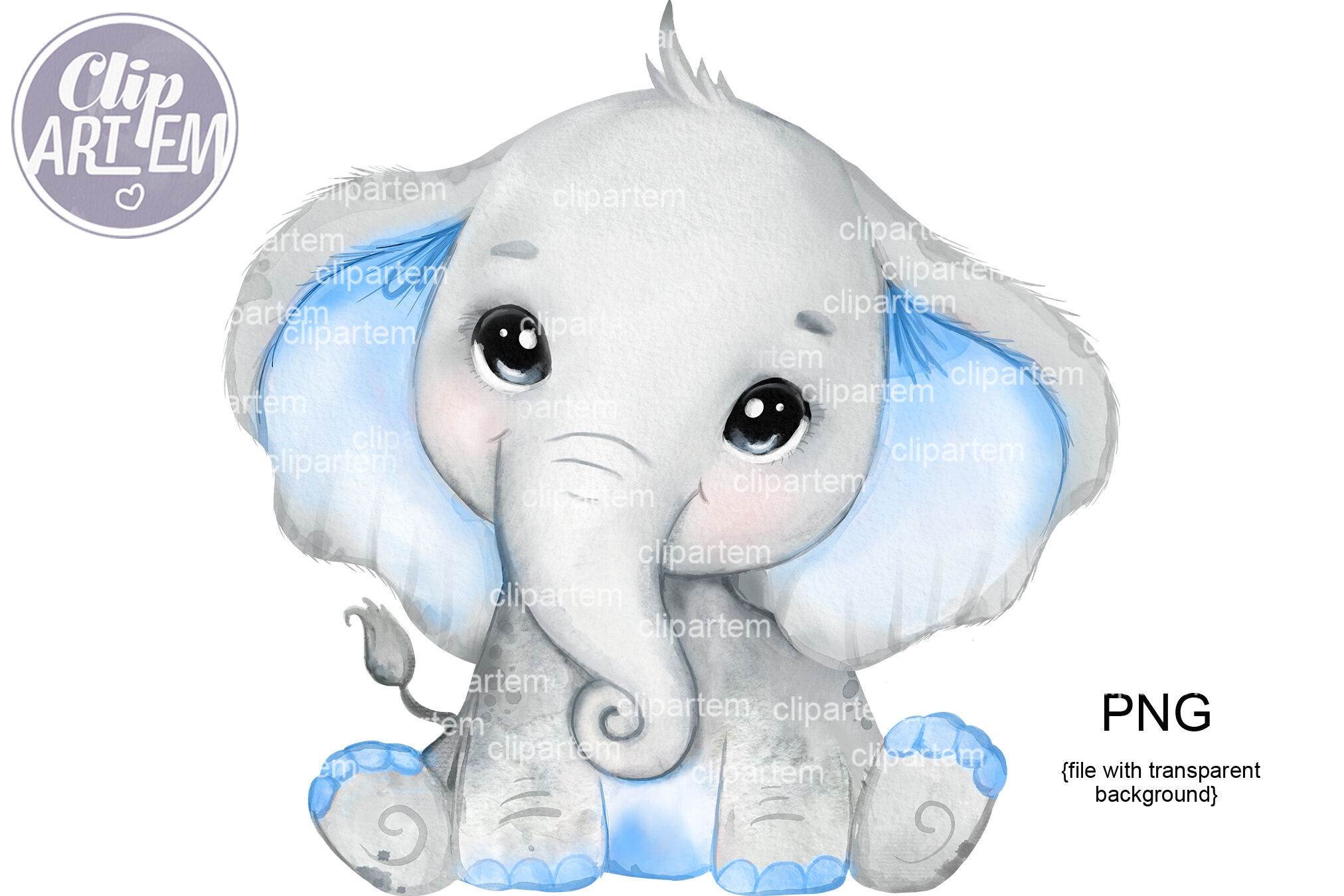 Detail Cute Elephant Png Nomer 8