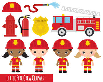 Detail Cute Firefighter Clipart Nomer 24