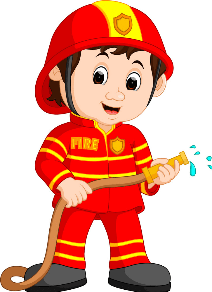 Detail Cute Firefighter Clipart Nomer 6